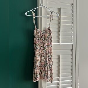 Olivaceous Multicolor Floral Dress